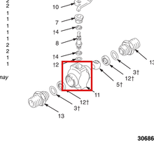 Load image into Gallery viewer, Graco 188828 Housing, Valve - highlighted in parts diagram