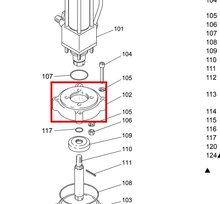 Load image into Gallery viewer, Graco 189079 Cap, Motor, Viscount I - highlighted in parts diagram