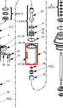 Load image into Gallery viewer, Graco 189442 Housing, Valve - highlighted in parts diagram