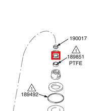 Load image into Gallery viewer, Graco 189851 Seal, Valve - highlighted in parts diagram