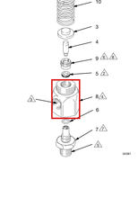Load image into Gallery viewer, Graco 189994 Housing, Valve - highlighted in parts diagram