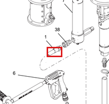 Load image into Gallery viewer, Graco 18A826 Hose,coupled,high Press, 40 Ft - highlighted in parts diagram