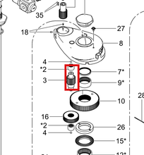 Load image into Gallery viewer, Graco 18D110 Gear, Pinion - highlighted in parts diagram