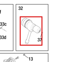 Load image into Gallery viewer, Graco 18H056 Kit, Needle Valve, Quickshot - item 32 highlighted in the Graco 3A9322EN parts diagram