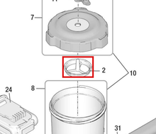 Load image into Gallery viewer, Graco 18H073 Kit, Filter, 60mesh, 3pk, Qucksht - highlighted in parts diagram