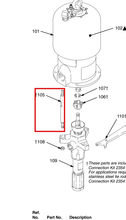 Load image into Gallery viewer, Graco 190000 Rod, Tie - highlighted in parts diagram