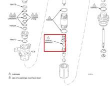 Load image into Gallery viewer, Graco 190016 Seal, Piston - highlighted in parts diagram