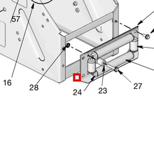 Load image into Gallery viewer, Graco 190376 Cap, Roller - highlighted in parts diagram