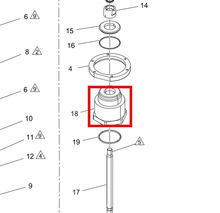 Load image into Gallery viewer, Graco 190608 Cylinder, Intake - highlighted in parts diagram