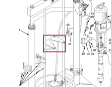 Load image into Gallery viewer, Graco 190747 Bracket, Mounting, Ram, Painted - highlighted in parts diagram