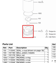 Load image into Gallery viewer, Graco 190926 Housing, Valve - highlighted in parts diagram