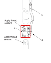 Load image into Gallery viewer, Graco 191075 Adapter, Bung - highlighted in parts diagram