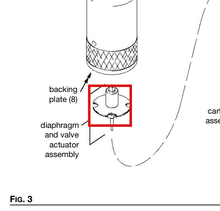 Load image into Gallery viewer, Graco 191583 Plate, Backing - highlighted in parts diagram