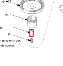 Load image into Gallery viewer, Graco 191585 Rod, Piston - highlighted in parts diagram