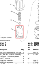 Load image into Gallery viewer, Graco 191840 Cylinder, Valve - highlighted in parts diagram