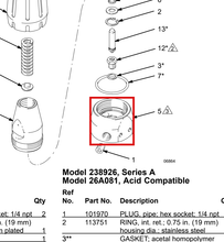 Load image into Gallery viewer, Graco 191841 Housing, Regulator - highlighted in parts diagram