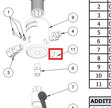 Load image into Gallery viewer, Binks 191969 1/4'' BSP-NPT NIPPLE -- Ref 11, MX1205 &amp; MXL1205 Pump Manual - 77-3204 EN [ English ]