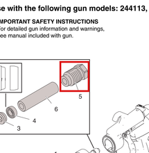 Load image into Gallery viewer, Graco 192352 Screw, Packing - highlighted in parts diagram