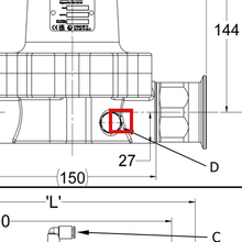Load image into Gallery viewer, Binks 192556 1½'' NPT Female -- Ref D, BINKS - Back Pressure Regulator Service Manual 77-3253 EN [ English ]