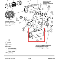 Load image into Gallery viewer, Binks 192609 RH CARRIAGE END -- Ref 3, Smart Pump E2-30/40 - Service Manual - 77-3215 [ English ]