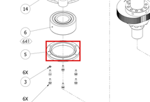 Load image into Gallery viewer, Binks 192611 FOLLOWER GUARD WASHER -- Ref 5, Smart Pump E2-30/40 - Service Manual - 77-3215 [ English ]