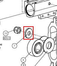 Load image into Gallery viewer, Binks 192612 FOLLOWER NUT WASHER -- Ref 7, Smart Pump E2-30/40 - Service Manual - 77-3215 [ English ]
