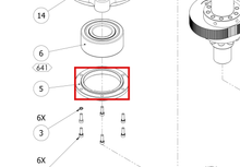 Load image into Gallery viewer, Binks 192617 BEARING CLAMP -- Ref 5, Smart Pump E2-30/40 - Service Manual - 77-3215 [ English ]
