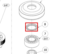 Load image into Gallery viewer, Binks 192644 Ø58 X Ø80 X 8 SEAL -- Ref 8, Smart Pump E2-30/40 - Service Manual - 77-3215 [ English ]