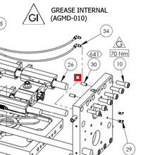 Load image into Gallery viewer, Binks 192653 Ø12 x 30 DOWEL PIN -- Ref 30, BINKS - Smart Pumps E4-60 - Service Manual - 77-3229 [ English ]