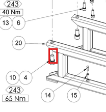 Load image into Gallery viewer, Binks 192655 M45 BEARING LOCKNUT -- Ref 10, Smart Pump E2-30/40 - Service Manual - 77-3215 [ English ]
