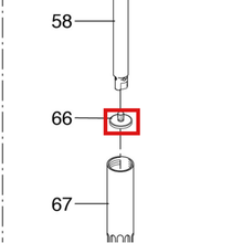 Load image into Gallery viewer, Graco 192660 PISTON, SHOVEL, 50 - item 66 highlighted in the Graco 308883EN-Y parts diagram