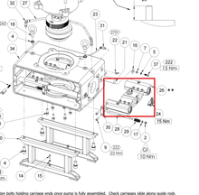 Load image into Gallery viewer, Binks 192682 CARRIAGE ASSEMBLY -- Ref 26, Smart Pump E2-30/40 - Service Manual - 77-3215 [ English ]
