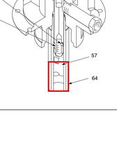 Load image into Gallery viewer, Graco 192682 Cylinder, Spacer, Fb, #35 - highlighted in parts diagram