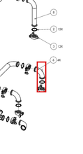 Load image into Gallery viewer, Binks 192791 2'' 90° STANDARD ELBOW -- Ref 6, BINKS - Smart Pumps E4-60 - Service Manual - 77-3229 [ English ]