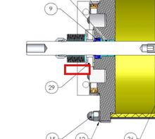 Load image into Gallery viewer, Binks 192843 BELLOWS SPACER -- Ref 29, Maple 20 AFP Pump Manual 77-3263 EN [ English ]