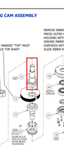 Load image into Gallery viewer, Binks 192855 TOP SHAFT -- Ref 74, BINKS - Smart Pump E2-15 AFP - Instruction Manual - 77-3227 [ English ]