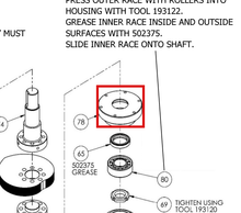 Load image into Gallery viewer, Binks 192859 BOTTOM BEARING HOUSING -- Ref 78, BINKS - Smart Pump E2-15 AFP - Instruction Manual - 77-3227 [ English ]