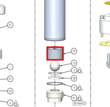 Load image into Gallery viewer, Binks 192945 1¾" BALL CAGE -- Ref 29, FX860XX-XXX Fluid Section Manual 77-3283 EN [ English ]
