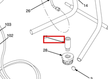 Load image into Gallery viewer, Graco 193257 Tube, Suction - highlighted in parts diagram