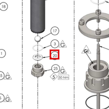 Load image into Gallery viewer, Binks 193288 3/4'' BALL SEAT -- Ref 20, FX200PU-XX Fluid Section Manual 77-3391 EN [ English ]