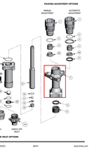 Load image into Gallery viewer, Binks 193326 UPPER HOUSING (CARBON STEEL) -- Ref 7, MX22036 &amp; MX19042 Pump Manual 77-3210 EN [ English ]