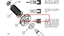 Load image into Gallery viewer, Binks 193445 BELLOWS SPACER -- Ref 3, Smart Pumps E2-60 - Service Manual - 77-3228 [ English ]