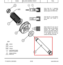 Load image into Gallery viewer, Binks 193452 PISTON SHAFT -- Ref 4, Smart Pumps E2-60 - Service Manual - 77-3228 [ English ]
