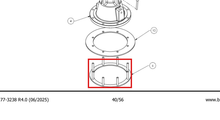 Load image into Gallery viewer, Binks 193758 LOWER SEAL CLAMP RING ASSEMBLY -- Ref 6, Ram Unit Outfit Manual 77-3238 EN [ English ]