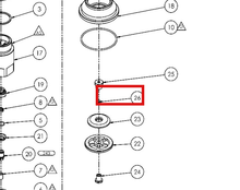 Load image into Gallery viewer, Binks 193788 COMPRESSION WASHER -- Ref 26, FX115 Fluid Section Manual 77-3277 EN [ English ]