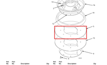 Load image into Gallery viewer, Graco 194146 Wiper - highlighted in parts diagram