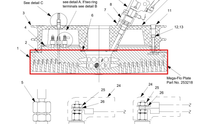 Load image into Gallery viewer, Graco 194254 Mega-Flo Plate - highlighted in parts diagram