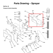 Load image into Gallery viewer, Graco 194414 Bracket, J-Bar - highlighted in parts diagram