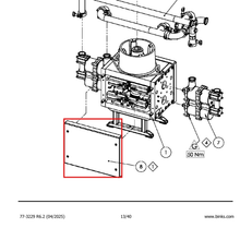 Load image into Gallery viewer, Binks 194561 COVER C/W CAP FIXINGS -- Ref 8, BINKS - Smart Pumps E4-60 - Service Manual - 77-3229 [ English ]