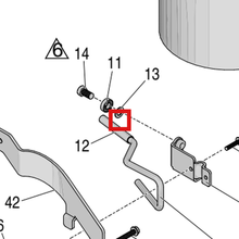 Load image into Gallery viewer, Graco 195134 Guide Ball Spacer - item 13 highlighted in the Graco 3A3389EN parts diagram